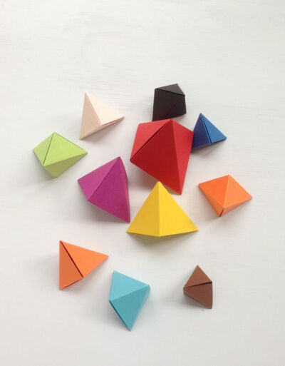 DIY origami bipyramid tutorial-TgwYW-图片