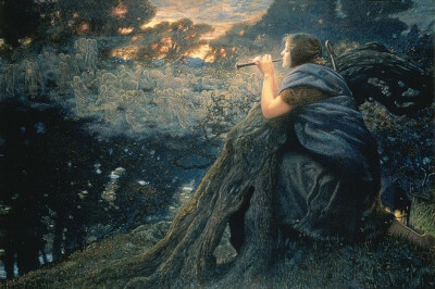 Edward robert Hughes twilight Fantasy-mZiNm-图片