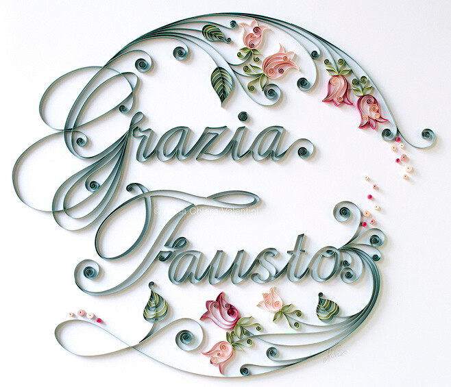 wedding logo : Grazia and Fausto wedding logo-TE2Y2-图片