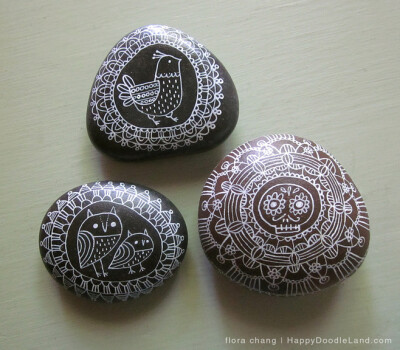 3 Doodle Rocks | Flickr - Photo Sharing!-mYzOD-图片