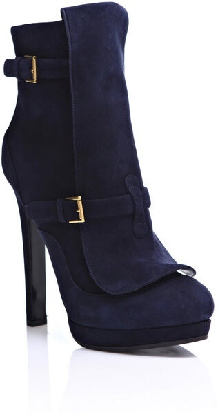 Alexander Mcqueen Suede Ankle Boots-jUyYW-图片