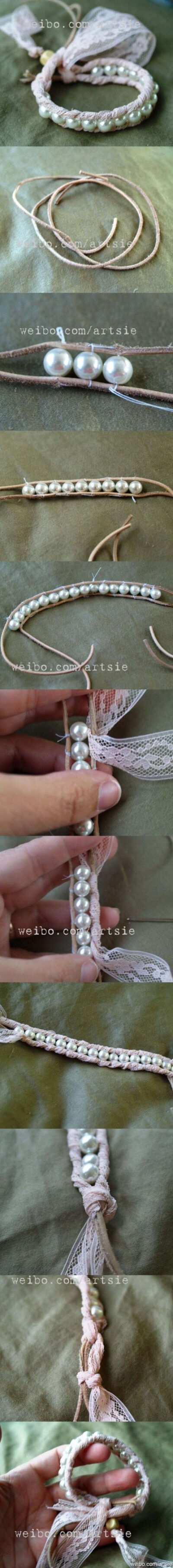 Lace Bead Bracelet | DIY-TA3Zm-图片