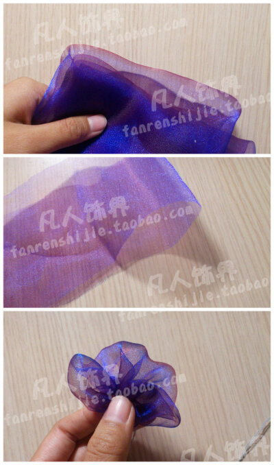 凡人饰界 &lt;wbr&gt;DIY &lt;wbr&gt;蝴蝶结发饰 &lt;wbr&gt;手工教程-*38*仙女的霓虹丽裳-zE5OT-图片