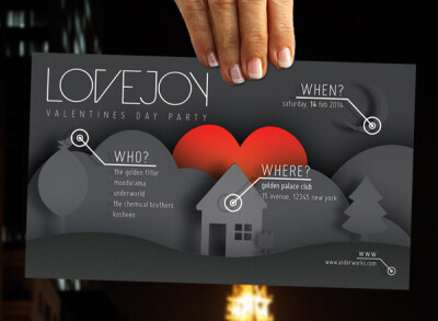 Lovejoy - Music & Event Flyer on Behance-jg1ZD-图片