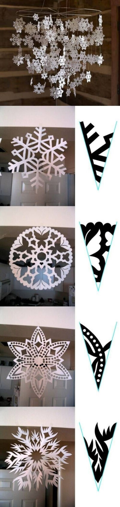 DIY Snowflake Paper Pattern DIY Snowflake Paper Pattern-mQyZT-图片