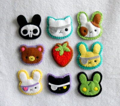 Cute Brooches by Deadly Sweet by ~misscoffee-DM1ZD-图片