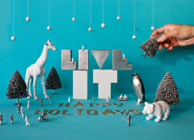 Live it - Happy Holidays on Behance-jU5ND-图片