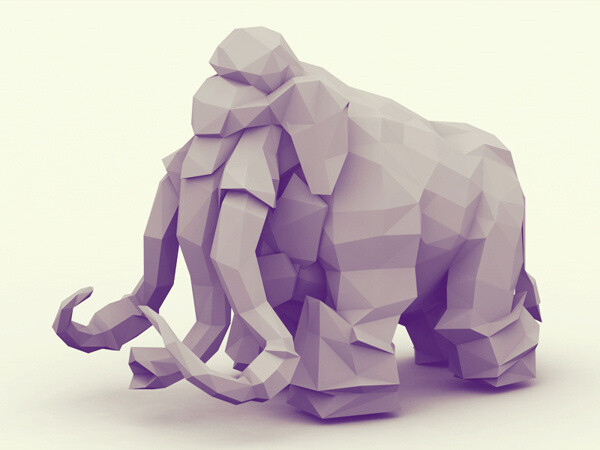 Low-Poly [Animal Kingdom] on Behance-WVlMj-图片