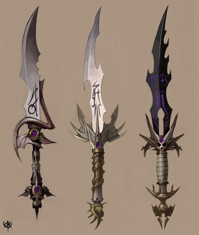 战锤武器原画（二）-mIwY2-图片