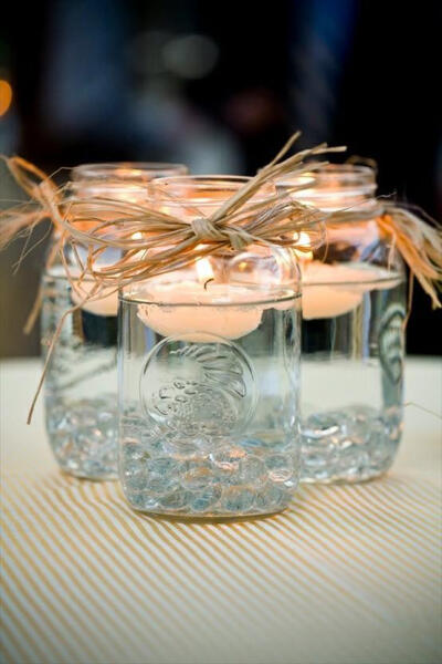 mason jar tea lights-cute, simple, love it!-小东西-迷尚网mishang.com-TE5YW-图片