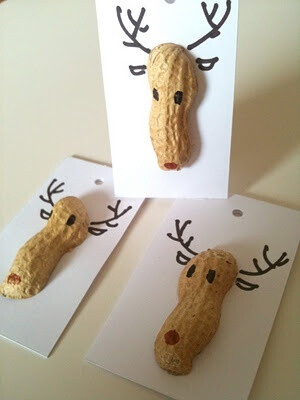 crafts/diy / Homemade Reindeer gift tags? How adorable!-GM2Mj-图片