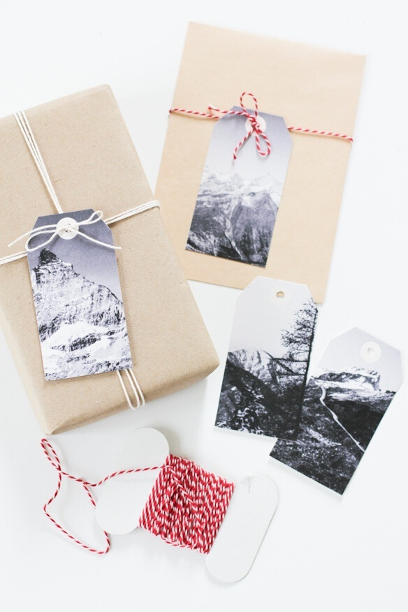 WRAPPING&More / Cut photos into tags for presents.-GFiMm-图片