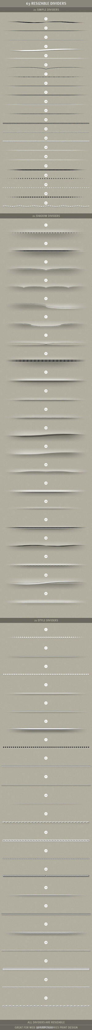 【超赞：分割线设计集萃】据说菇凉小伙们最喜欢这样的集合了，收藏！-WM0OD-图片