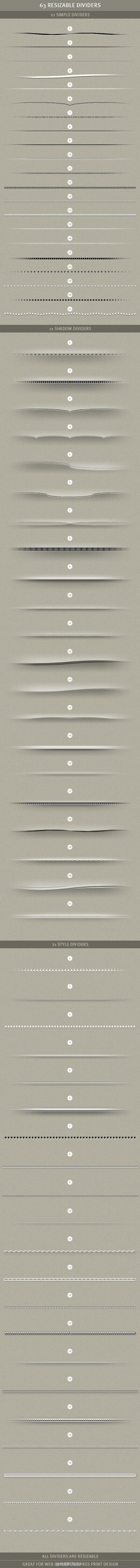 【超赞：分割线设计集萃】据说菇凉小伙们最喜欢这样的集合了，收藏！-WM0OD-图片