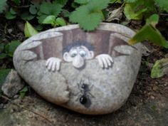 Pedra pintada!! Craquelê c/ decoupagem!! | Painted Stones | Pinterest | Backgrounds, Rocks and Rose-jc2OD-图片