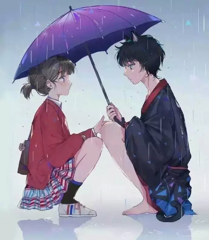 下雨 