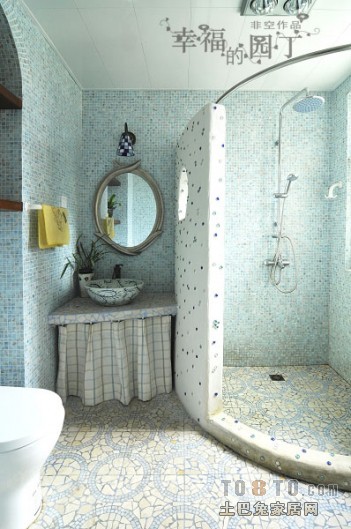 地中海风格卫生间-20-50打造地中海风格-zEyZT-图片