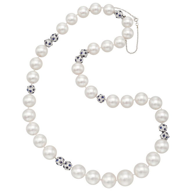 Cartier Panthére South Sea Pearl & Gem-Set Bead Necklace – Betteridge-zA4Yz-图片