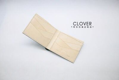 CLOVER-柯乐伯原创设计-短夹钱包_柯乐伯手工皮具吧_百度贴吧-WIzNG-图片