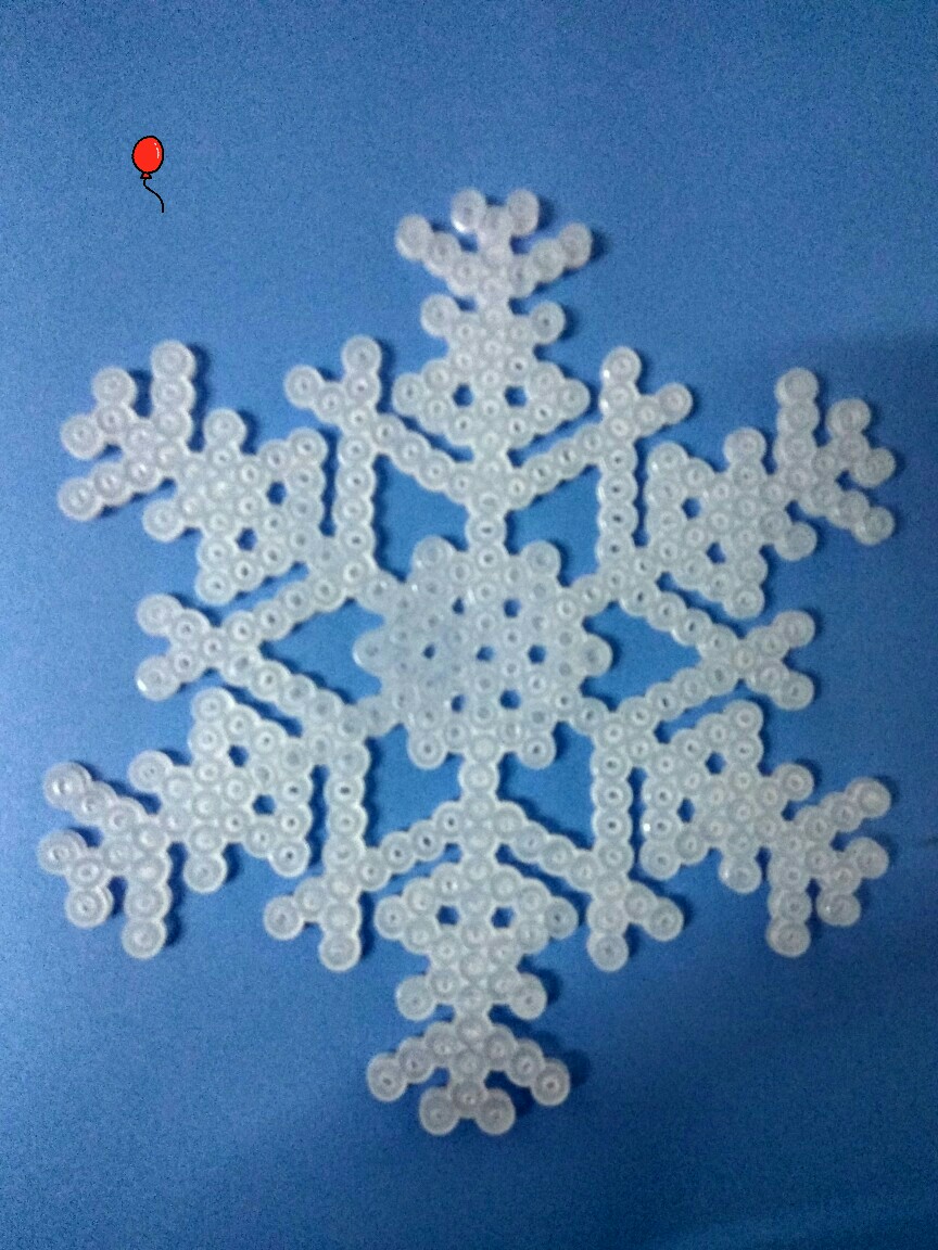 拼豆雪花图纸