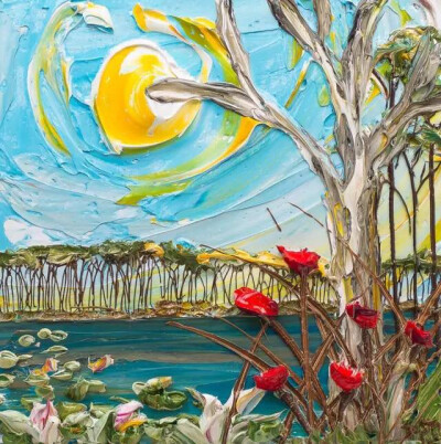 美国艺术家Justin Gaffrey擅长制作立体超酷浮雕油画，将将二维的画作呈现出一种3D立体的错觉