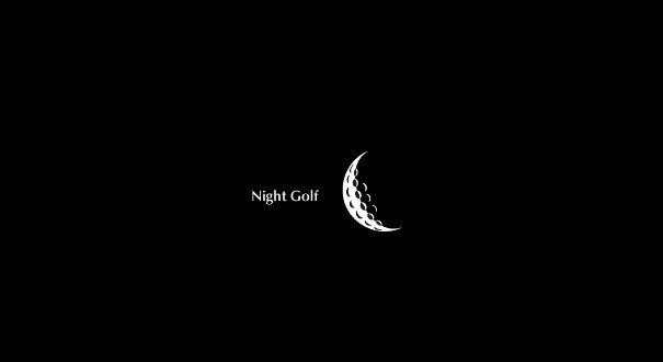 夜间高尔夫（灯光球场）（Night Golf）
这个高尔夫球就像一弯明月。（设计者：MikeyMike）