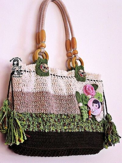 crochet bag: