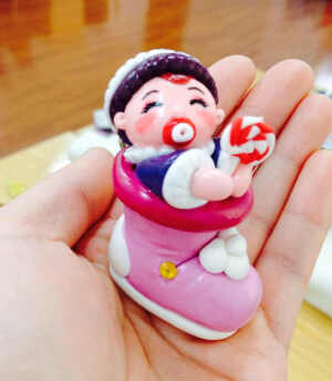 我的粘土棒棒糖宝宝
