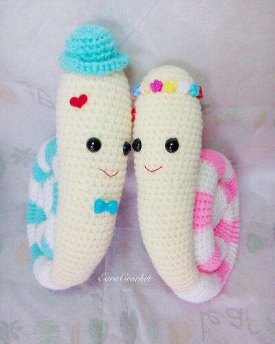 Ready to ship-Big snail couple set crochet dolls amigurumi