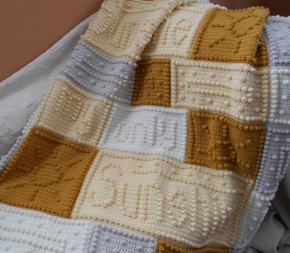 SUNSHINE pattern for crocheted blanket