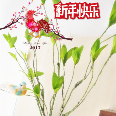 新春新品 鸟与嫩芽 原创设计壁挂家居装饰 生机勃勃新年礼物