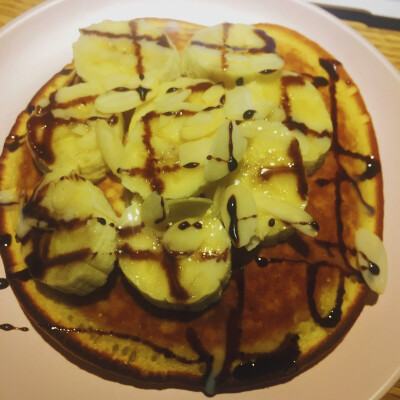 香蕉巧克力pancake