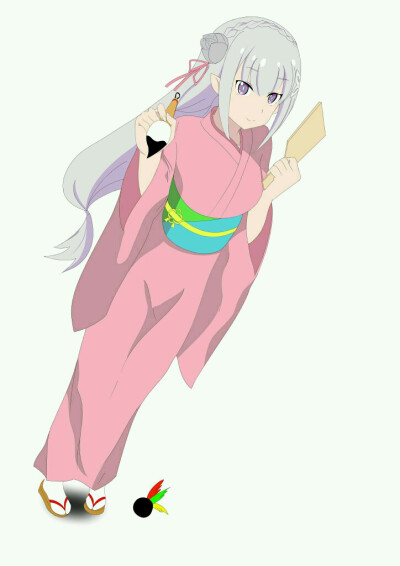 【来源P站，侵删】着物エミリア
艾米莉娅（亦译：爱蜜莉雅），《Re：从零开始的异世界生活》女主角。银发紫瞳，混血半精灵，银发美少女，EMT！
动漫二次元原创/同人画/插画/手绘/头像/壁纸/锁屏/背景/美少女/银长…