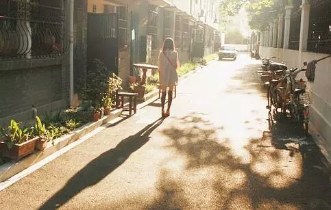 落日夕阳女生唯美背影头像