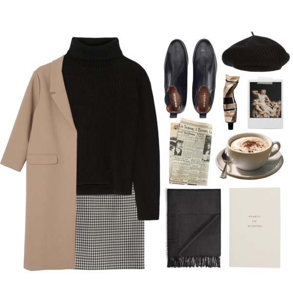 A fashion look from December 2017 featuring cutout dresses, navy shoes and leather handbags. Browse and shop related looks.