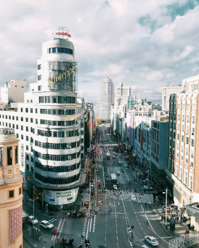 City vibes ~ Gran Via, Madrid, Spain