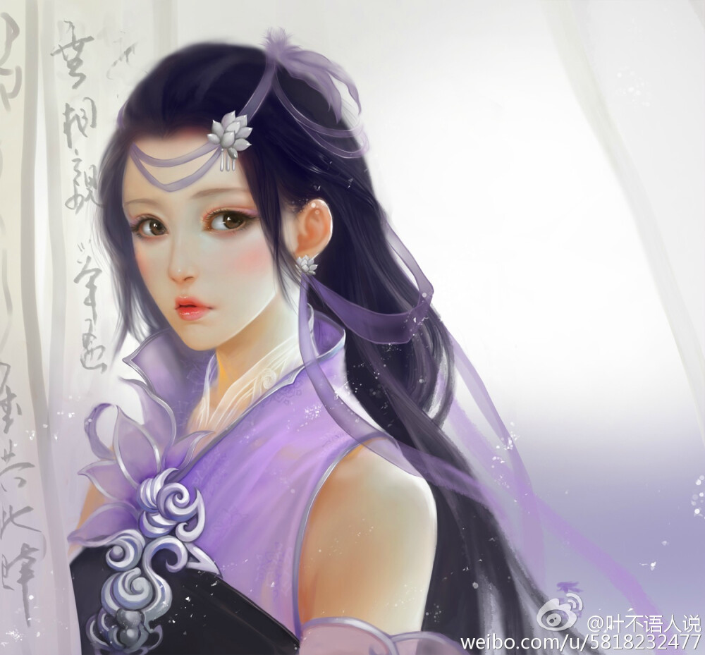 #剑网3同人图# #花姐# 绘师：叶不语人说