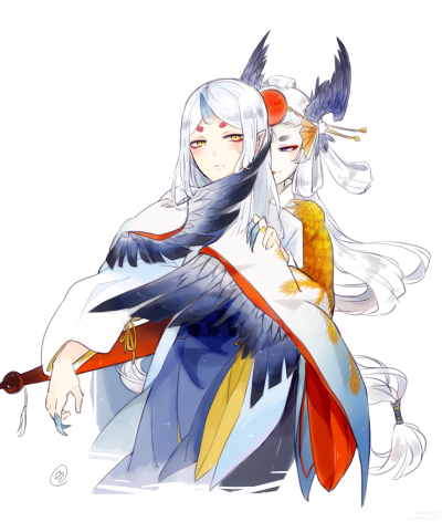 阴阳师€ 妖琴师c姑获鸟