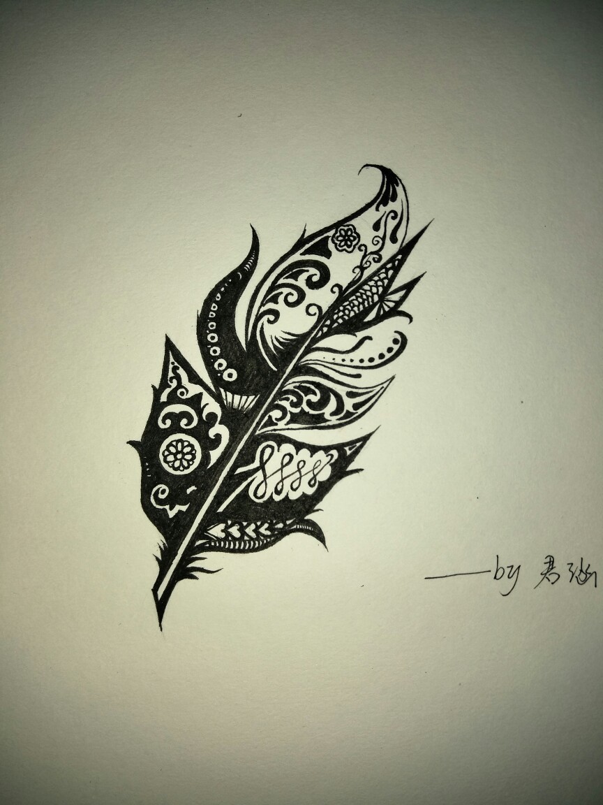 黑白装饰画