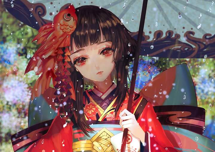 Artwork by Say HANa
Source: https://www.artstation.com/artist/sayhana
CG 绘画 和服 和风 日本 金鱼 服装素材 服装参考 插画 插图 壁纸 头像