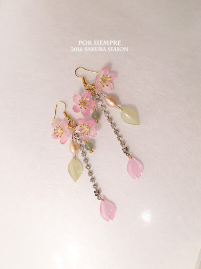 【POR SIEMPRE】[classic accessories] 2016－樱花季限量耳环