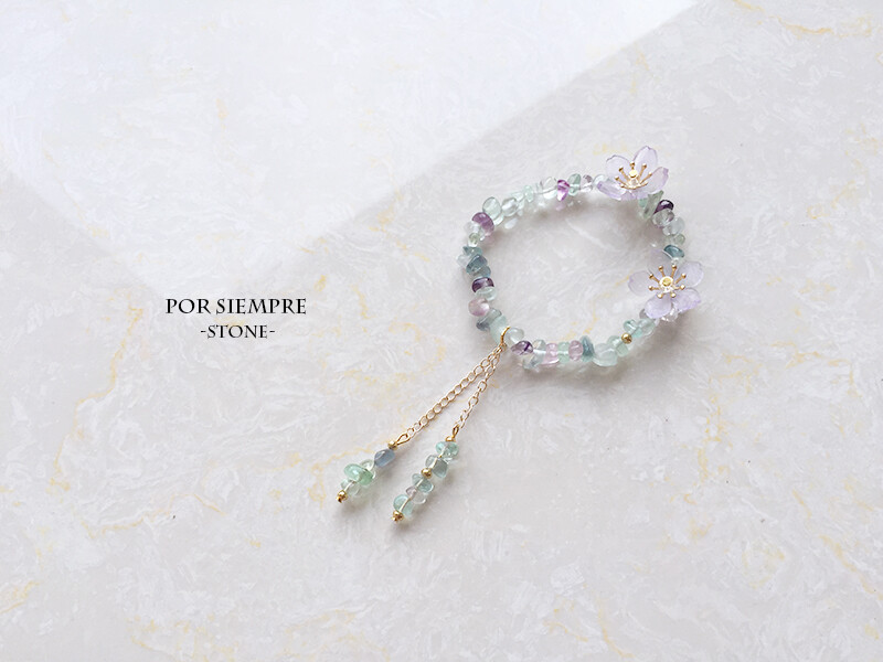 【POR SIEMPRE】[-STONE-] sold-45－纯天然萤石手链