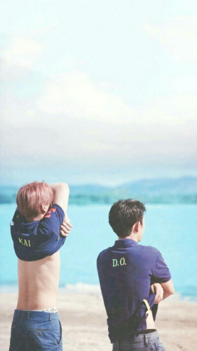 手机壁纸 斐济写真 EXO