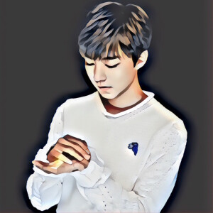 萤火流光。你是心上的人。