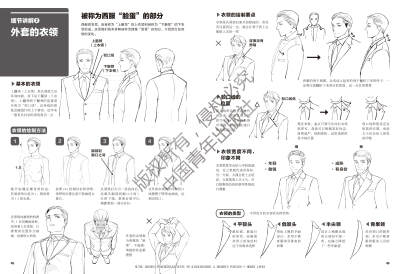 西服控的福音！由日本Hobby JAPAN社精心打造的超实用漫画技法书——西服男子的画法上市了！