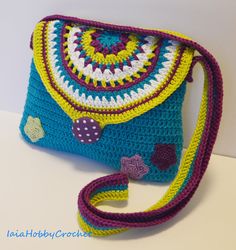 Little Girl Crochet Purse, Crochet purse, Crochet Cotton Purse, Handmade Bag, Gift for girl - MADE TO ORDER