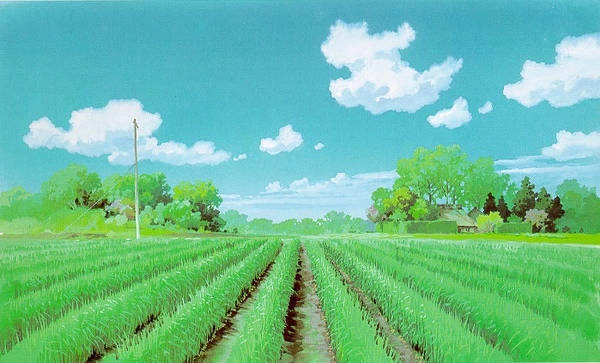 宫崎骏动漫风景