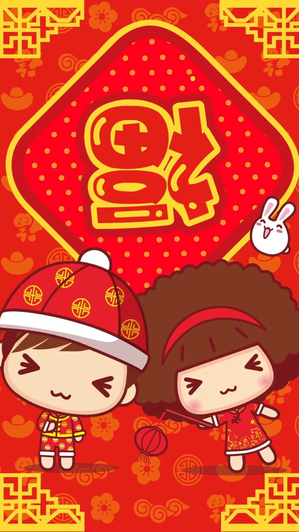 Happy New Year 新年快乐 除夕 新年壁纸 新年愿望 新年祝福 春节壁纸 素材(????