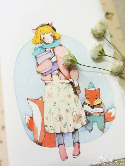 动漫漫画水彩临摹素材
图by那仁