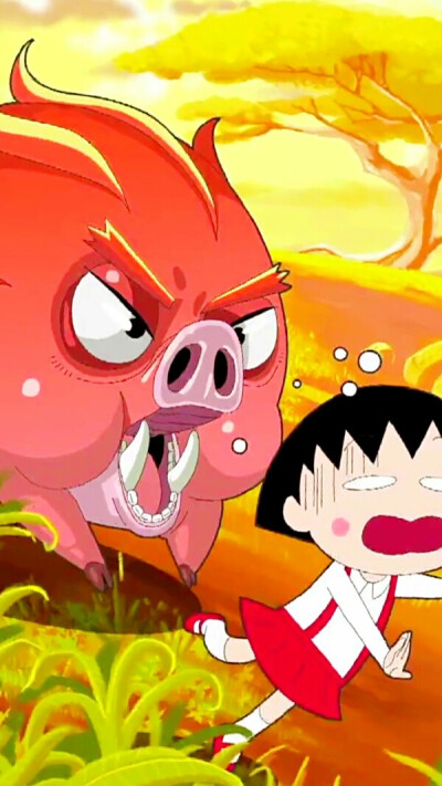 樱桃小丸子背景